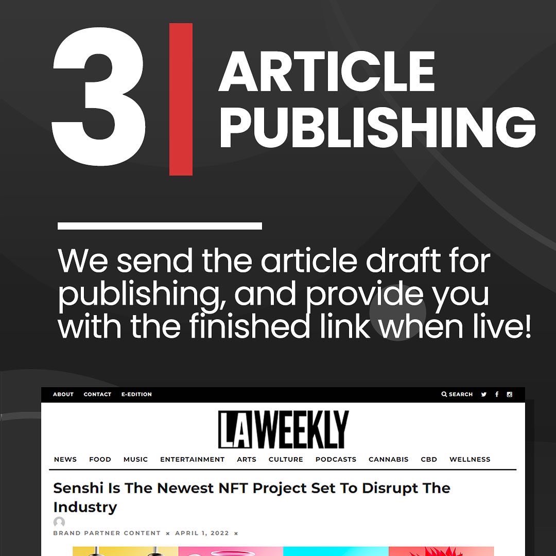 The most commonly asked question we get is, "How does the process work?" Here is each step we take to get you published! ➡️ #pr #publicrelations #publishing