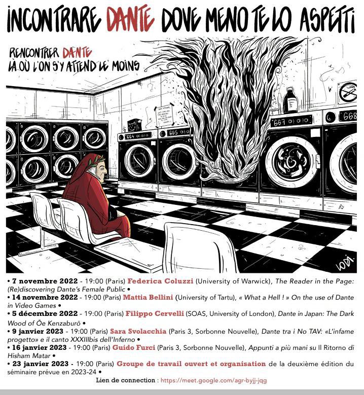 Lots happening next week, but we start off with our co-director <a href="/FedeColuzzi/">Dr Federica Coluzzi</a> speaking on Monday about Dante’s female public - details below👇🏼