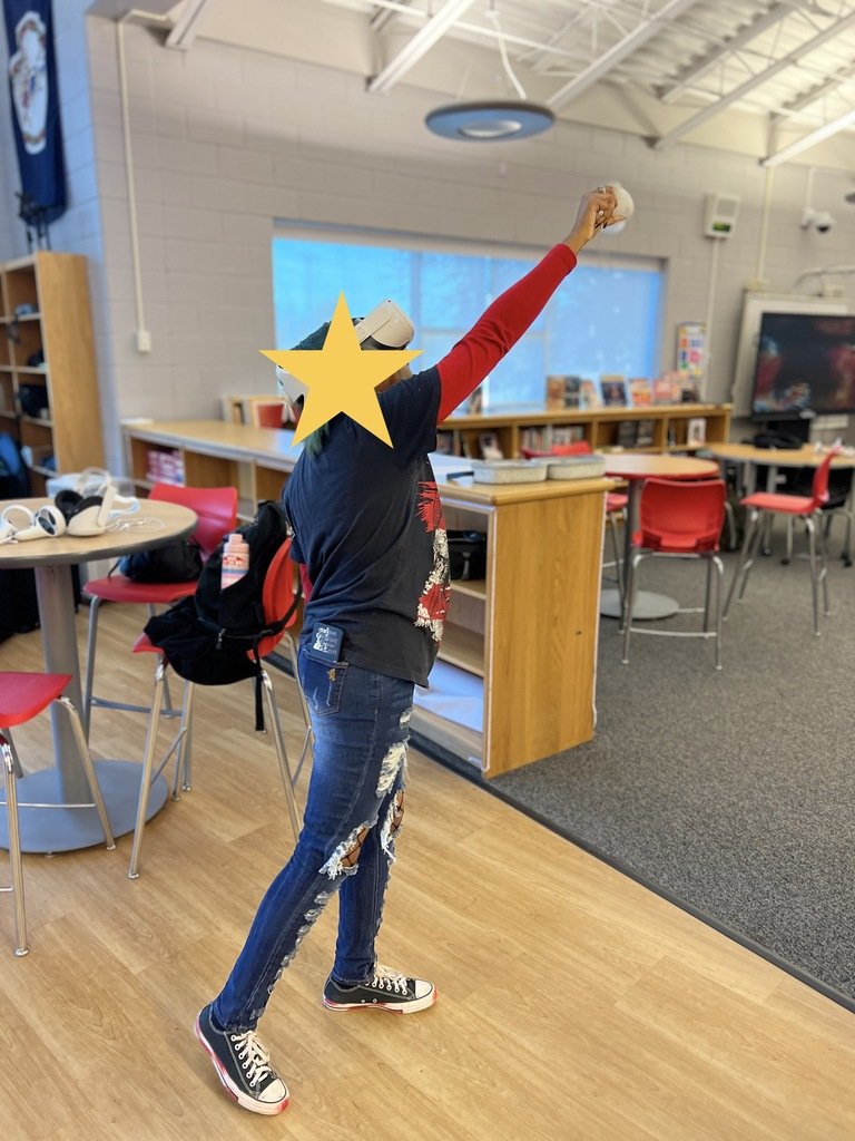 GoochlandHigh's tweet photo. It's Viking VR Day today in Mr. Wampler & Ms. G's Senior English class as students tackle several virtual reality challenges to experience Viking culture as an extension of their Beowulf studies! #stronGer #VrRetweeter https://t.co/ZRFTu9H6kx