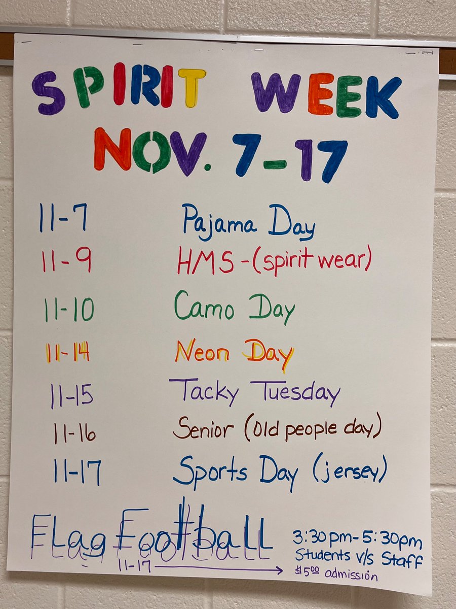 📣📣📣 <a href="/HeritageMiddle1/">Heritage Middle</a> Spirit Week begins next week!