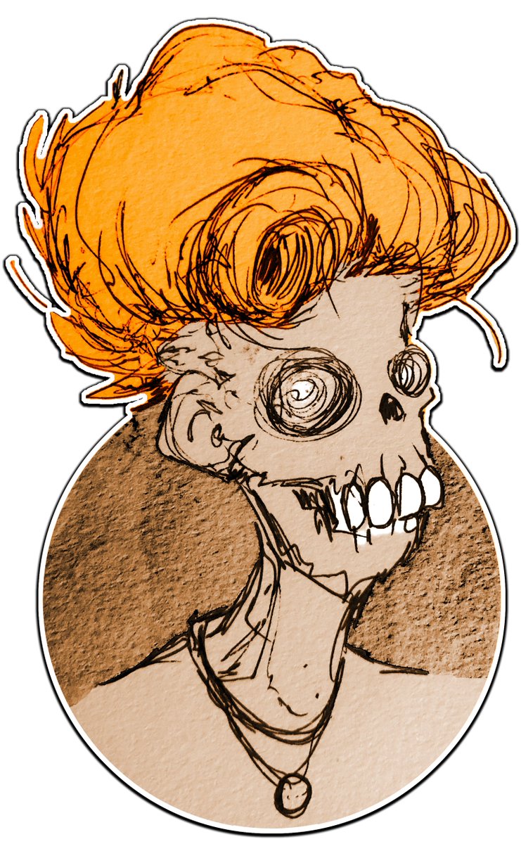 ArtistByron's tweet photo. got 6.66 WAX burning a hole in your wallet? 
Get a Pumpkin Spiced ginger skull and satisfy your horror craving 
https://t.co/Uwnocej8BR https://t.co/BRWKJd3ZQb