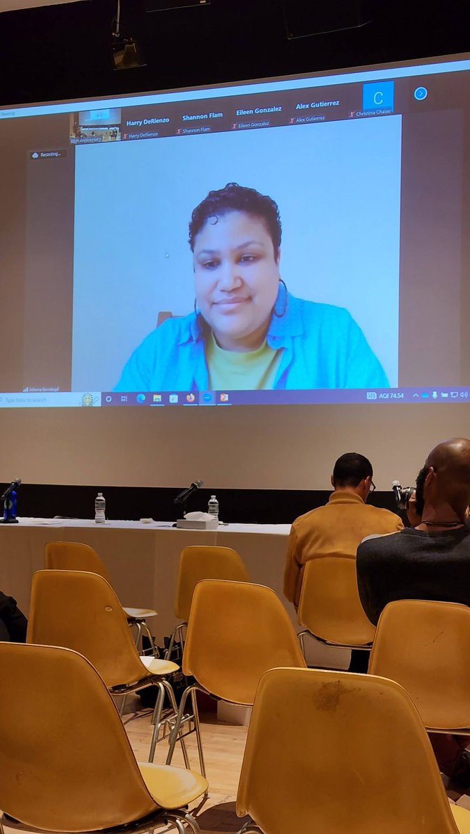 .<a href="/EHEBCLT/">East Harlem/El Barrio Community Land Trust</a>'s and our very own Athena Bernkopf asks:

"How can we recognize land as not just something we make decisions about, but as a member of our community?"

Now <a href="/parodneck/">Parodneck Foundation</a>'s "#Cooperative Democracy" conference.

<a href="/GC_CUNY/">The Graduate Center</a>