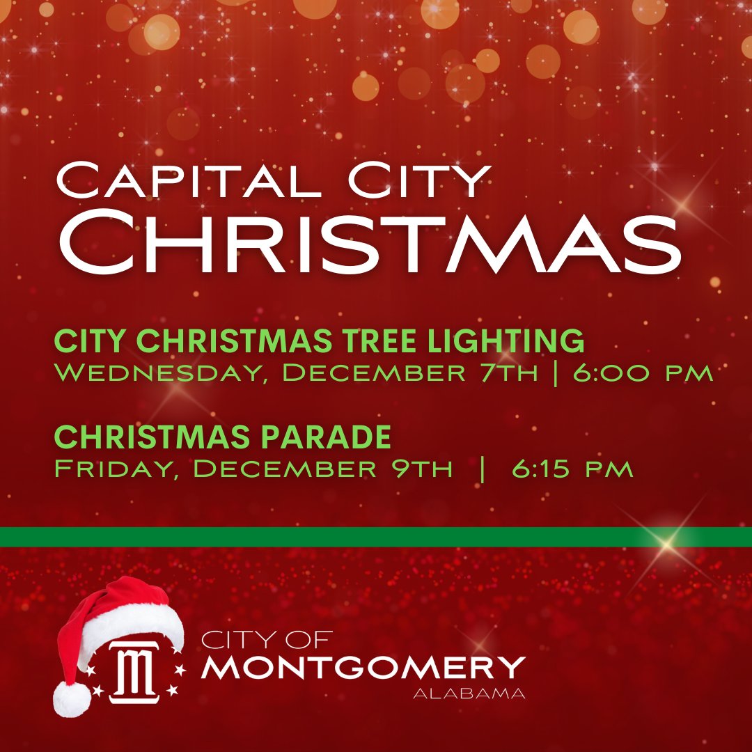 City of Montgomery on Twitter "Our annual Christmas Parade returns
