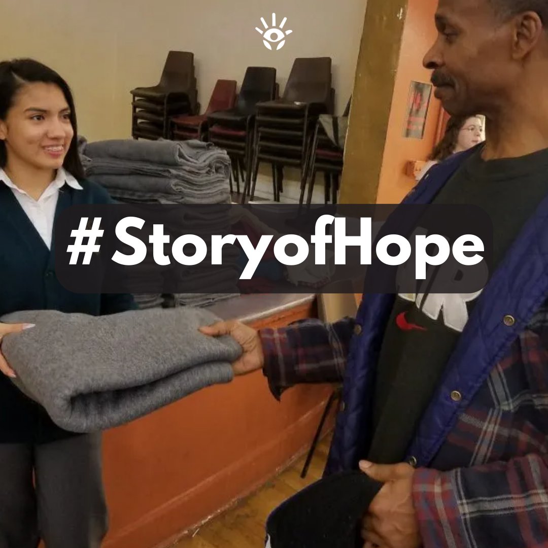 Today's #StoryOfHope comes from Intern, Kathleen! Yesterday, one of our regulars came in to pick up some supplies. He had a lot to carry, so I gave him two bags. He was extremely grateful for the resources. It is amazing what the little things can do to brighten a client's day.