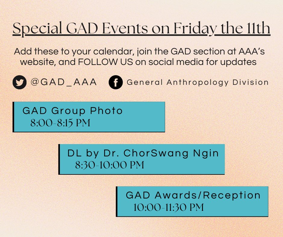 General Anthropology Division tweet media