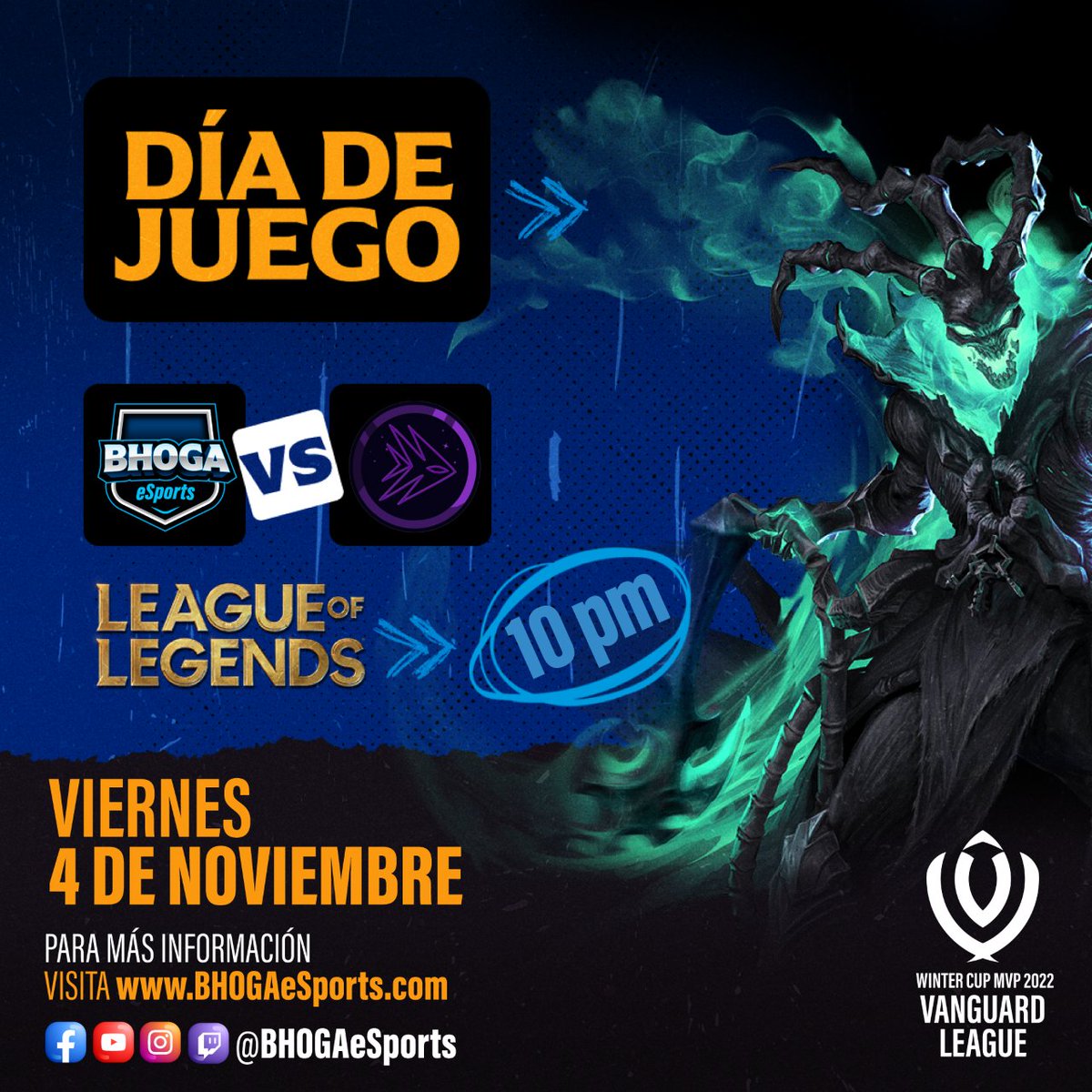 Hoy nuestra escuadra principal de #LeagueOfLegends se enfrenta a #savage_galaxyy en la <a href="/liga_mvp/">Liga MvP</a> #GoBHOGA #GoBGA #eSports #gaming