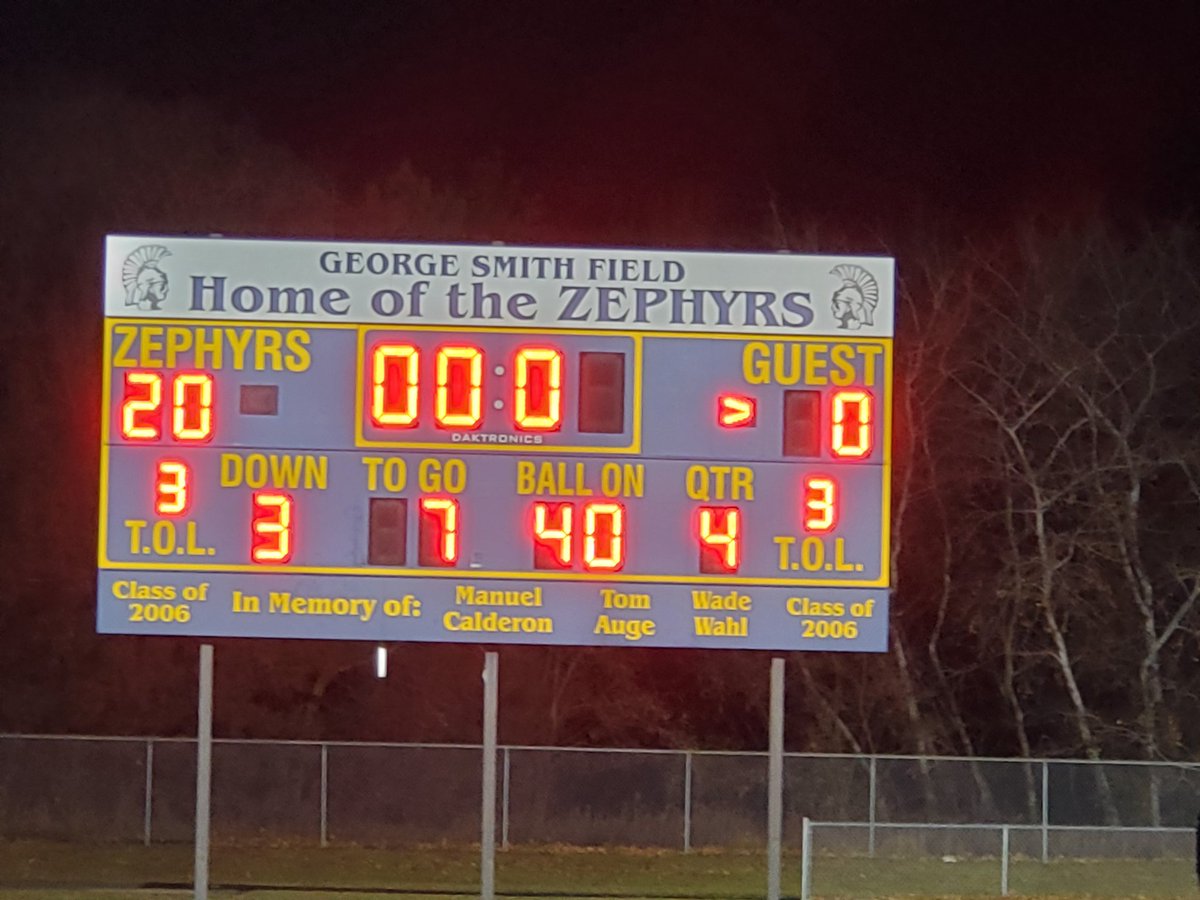 Section Champions! On to state! #gozephyrs