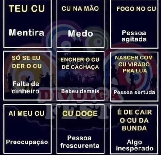 Significado do CU na língua portuguesa