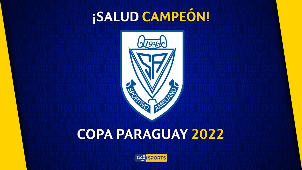 ¡@ClubSpAmeliano ES EL MONARCA DE LA COPA PARAGUAY 2022! #TigoSportsPY