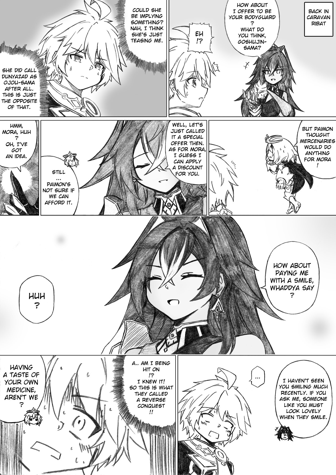 Kurocrimson on twitter hangout episode traveler genshinimpact