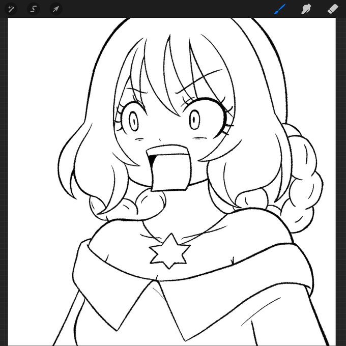 線画。

塗る。 https://t.co/TZJPknZkO5 