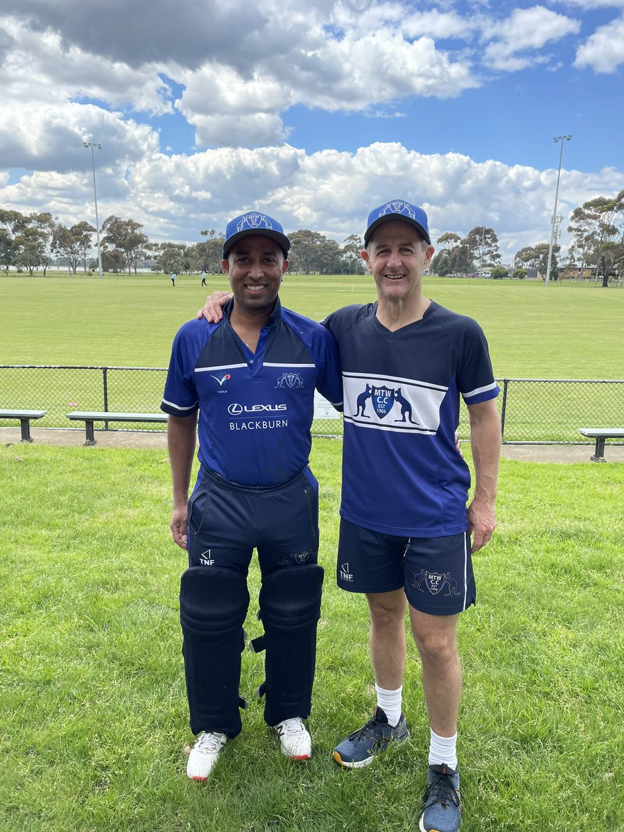 Congrats to our 1st XI debutants - Prabodha Jayasiri &amp; Peter Roach.

Roachy is also debuting as skipper while regular captain Michael Sheedy is out injured. We’re pretty lucky to have someone of Roachy’s experience step into the role.

Good luck to PJ &amp; Roachy!

#goroos