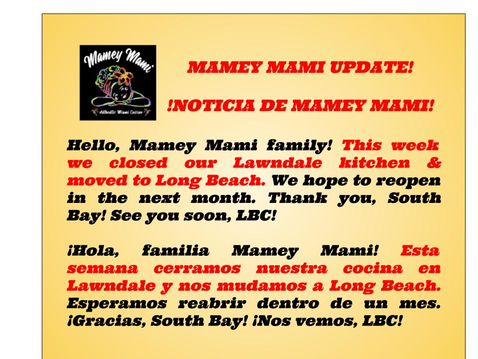 MameyMamiOC's tweet photo. Big news! We moved to Long Beach & are awaiting our permits. We hope to be operational within a month.
#LongBeach #LBC #TheLBC #LAfoodie #LBfoodie #LBCfoodie #DTLB #DTLBC #Cubanfood #Miamifood #jerkchicken #cubansandwich #mameymilkshake #streetfood #Miamistreetfood https://t.co/ET3I5a2RgY