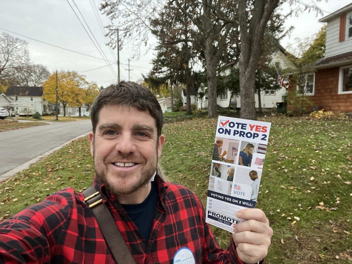 Not a ton of sun in West MI today on the doors, plenty warm for November. <a href="/PTV2022/">PromoteTheVote2022</a> <a href="/MichiganLCV/">Michigan LCV</a> Yes on Two!!!