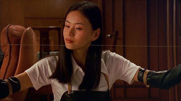 Four stills from a movie you believe is a masterpiece, no title.