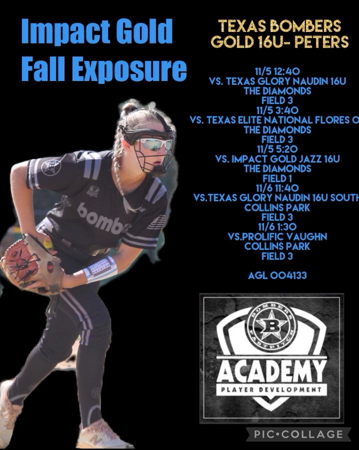 Come watch us this week in the Impact Gold Fall Exposure!!!