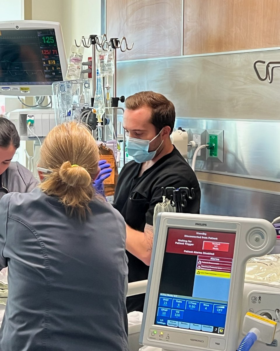 Candid intubation shot