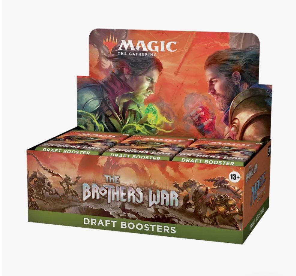 Shannibal_mtg's tweet image. 🤑 Giveaway post 🤑
In celebration of reaching 1.8k &amp;amp; a final push to 2k I'm doing a giveaway of a brothers war Draft Booster box!!!

Rules are:
🤑 Must be following me
🤑 Must retweet 
🤑 Must like the tweet !!!

U.S. only (due to shipping being too costly) 
#mtgbro
Good luck!