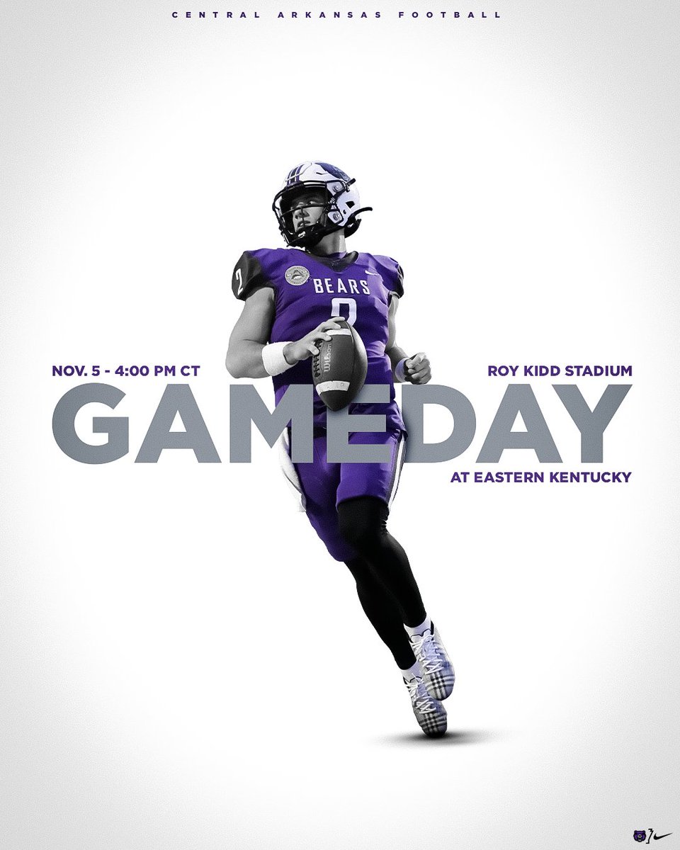 UCA_Football's tweet photo. Two red-hot, high-scoring ASUN teams hook up at 4 pm (CT)  today in Richmond, Ky. It's UCA vs. EKU in a key conference battle! #BearClawsUp
📻 https://t.co/PyHwsx7gTm
📺 https://t.co/gcelMZksv7
📊 https://t.co/nkhKYZwPHo https://t.co/WrgBx9e6wV