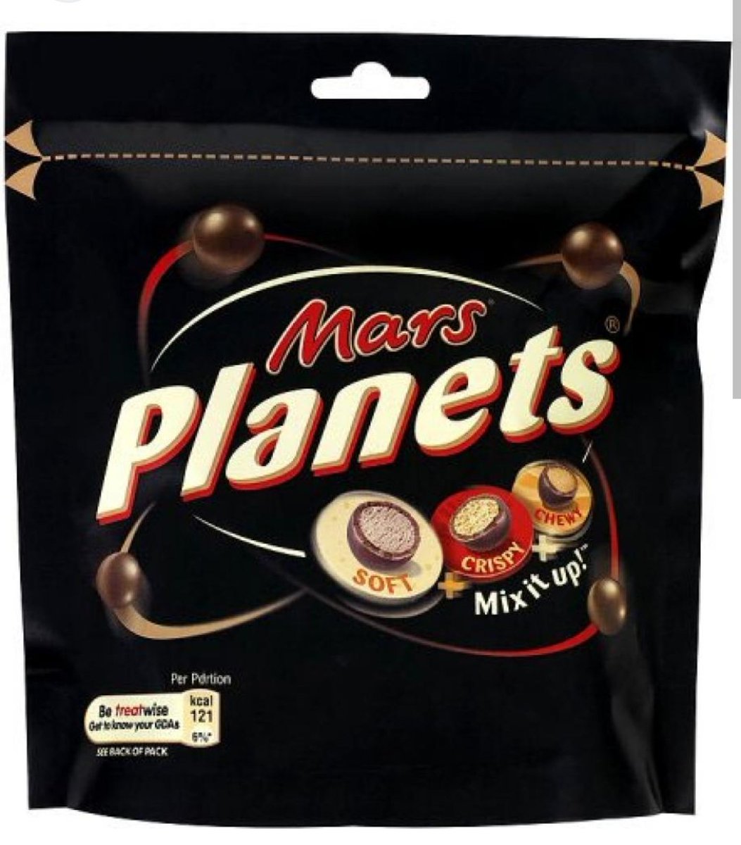 abbster38's tweet photo. Hey remember #marsplanets chocolate balls? I miss them! @MarsChocUK fancy bringing them back for Xmas? I promise I've been a good girl this year 😂 https://t.co/7AnGK6dPUx