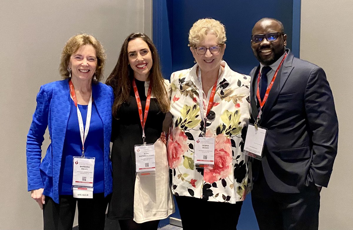 Ruth Masterson Creber PhD, RN, FAHA, FAAN (@ruthmcreber) on Twitter photo What a privilege to moderate this fireside chat with <a href="/FosterOBaah/">Foster Osei Baah</a> & learn from the wisdom of <a href="/RiegelBarbara/">Barbara Riegel</a> & <a href="/DebraMoser/">Debra Moser</a> who have collectively mentored >125 graduate students! What a privilege to moderate this fireside chat with <a href="/FosterOBaah/">Foster Osei Baah</a> & learn from the wisdom of <a href="/RiegelBarbara/">Barbara Riegel</a> & <a href="/DebraMoser/">Debra Moser</a> who have collectively mentored >125 graduate students!