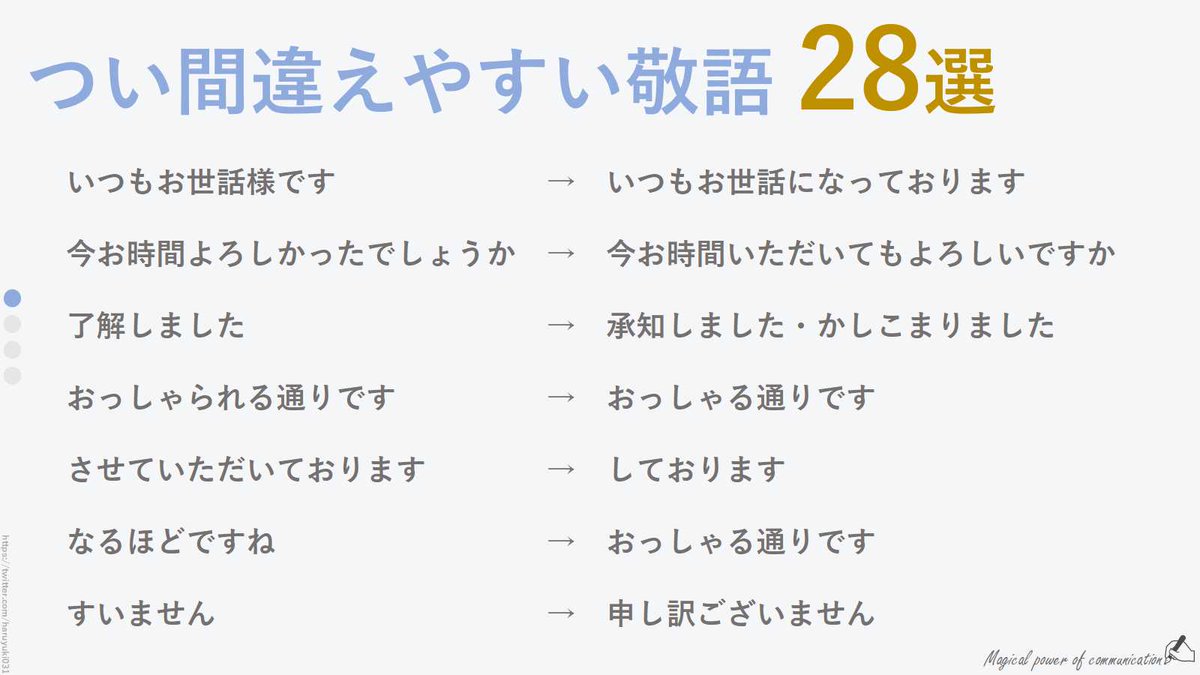 令和最新版 覚えておきたい正しい敬語まとめ 僕をフォローして学んでいこう 永久保存版 という題名は嘘です 2ページ目 Togetter