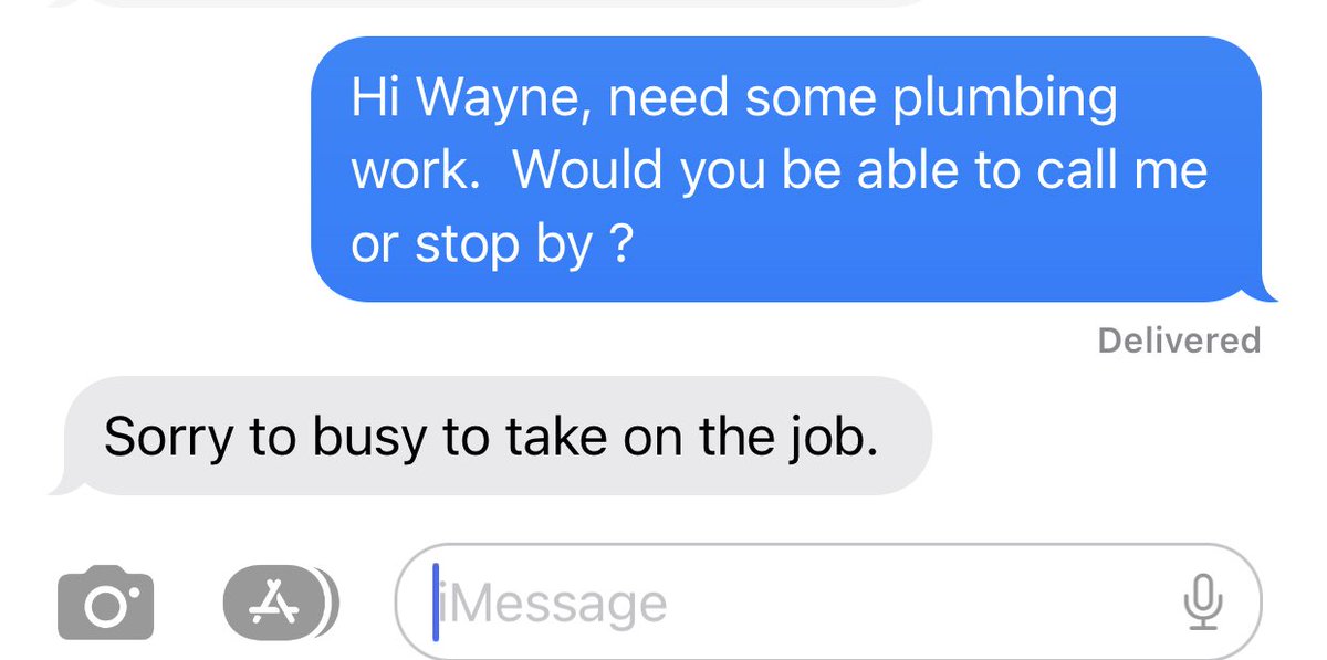 To all #Twitter employees without a job: get a plumbing license !!