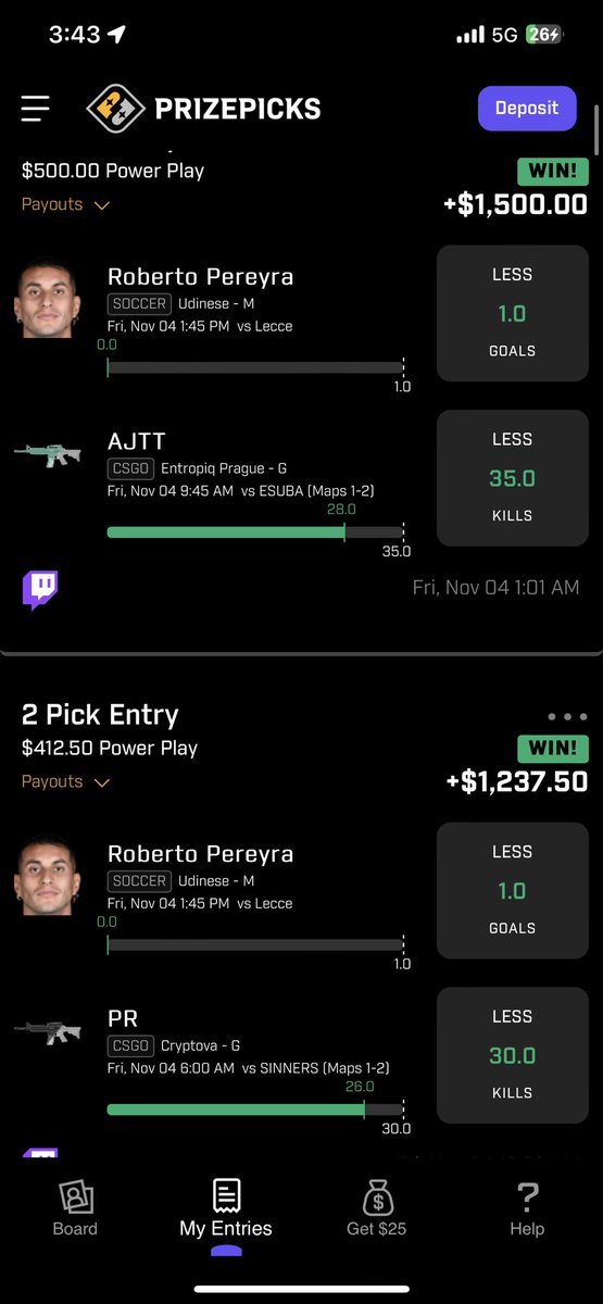 4sSportsBetting's tweet photo. Cash the soccer error! +5u from hedging this error, 100% profit! Our members are always on timing and finding out these errors! Join the discord and turn on the NOTIS!!

https://t.co/2FuwiPkhDQ

#prizepickscsgo #DFS #prizepicks #prizepickssoccer #discord #PrizePicksNBA https://t.co/37EKbuAWfy