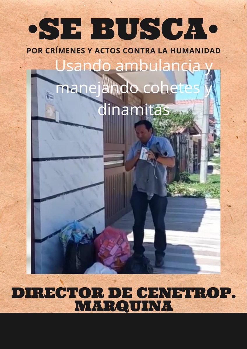 Jefe de Cenetrop repartienfo explosivos 😱😱😱😱