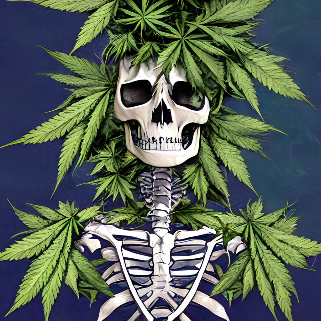MainLit's tweet photo. Til' i'm no mo, fo' sho
#stonerart #skeleton #skeletonart #bones #bonesart #bone #boneart #weedartist #cannabisartwork #cannabisart #weed #weedartwork #stonerartist #nightcafe #dawnai #aiart #cannabislife
#CannabisCommunity https://t.co/oguQGeAa3I