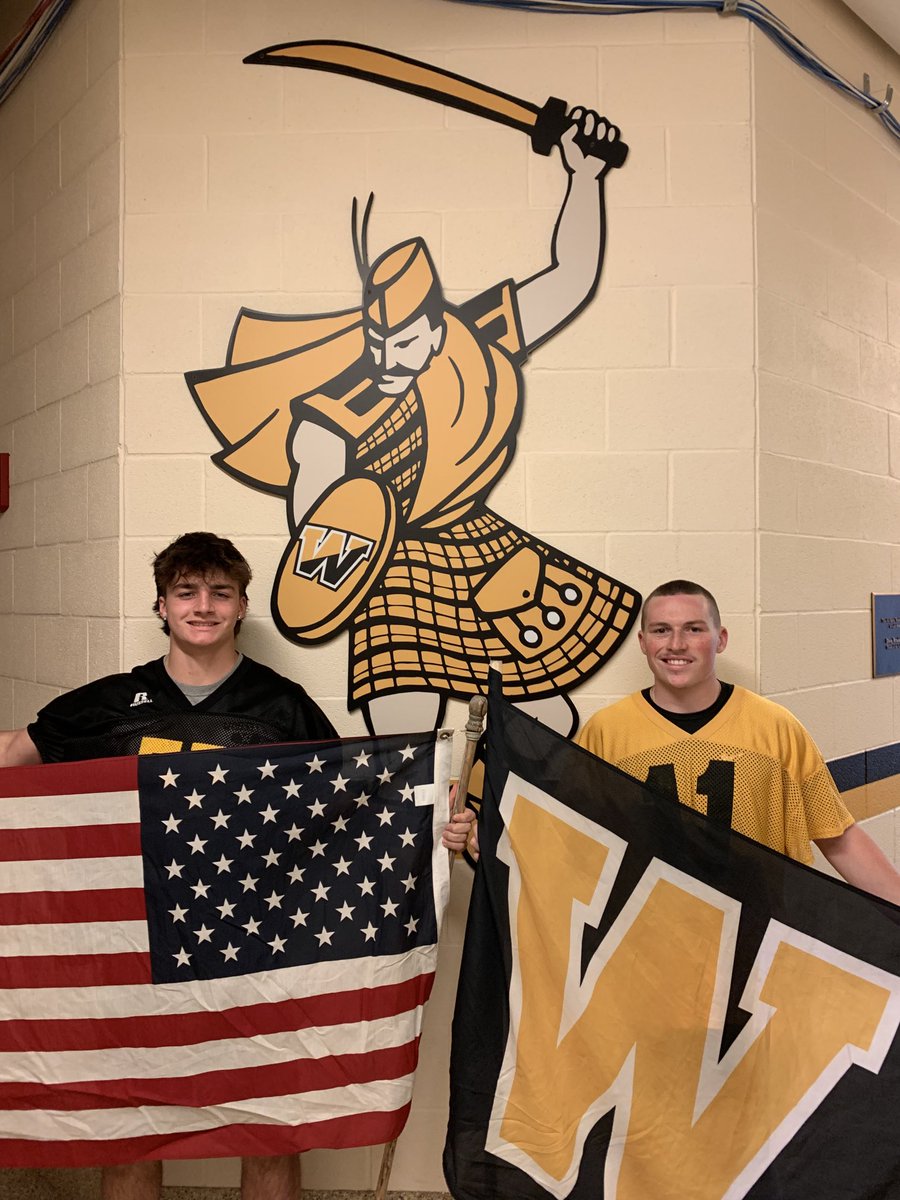 Coach_Colaprete's tweet image. Congrats to Aidan Sample @aidan_sample  major: Archeology &amp;amp; Chanden Lee  @chanden_lee major: Business Econ! Our Game 9 flag-bearers for their performance at practice this week. Find A Way!  #GoScots #FightingScots #Wooster