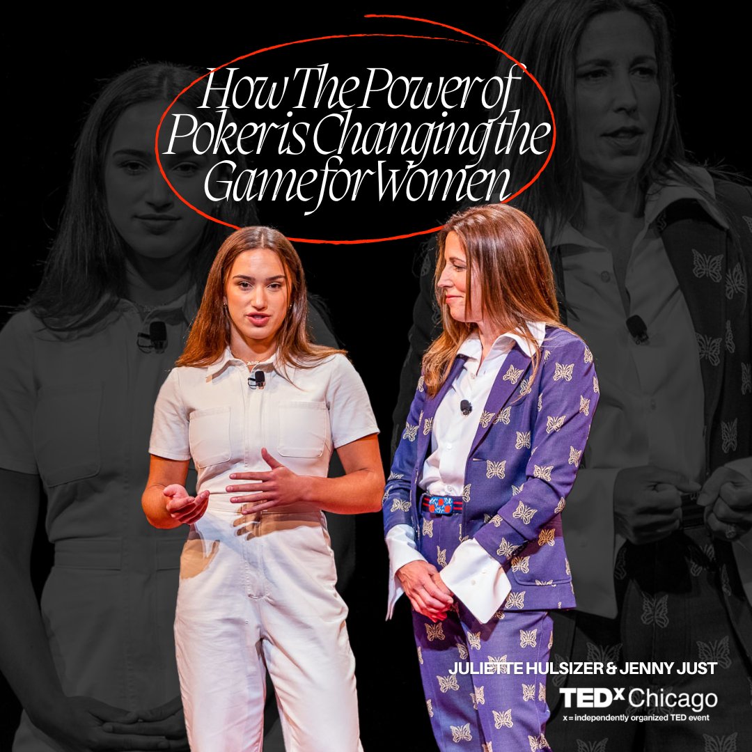Name a more iconic mother-daughter duo...we'll wait 🙌

Jenny Just and Juliette Hulsizer share how the power of poker has guided them in cracking the code on closing the gender-based confidence and equity gaps. Watch the full talk:  bit.ly/3UoBJDp