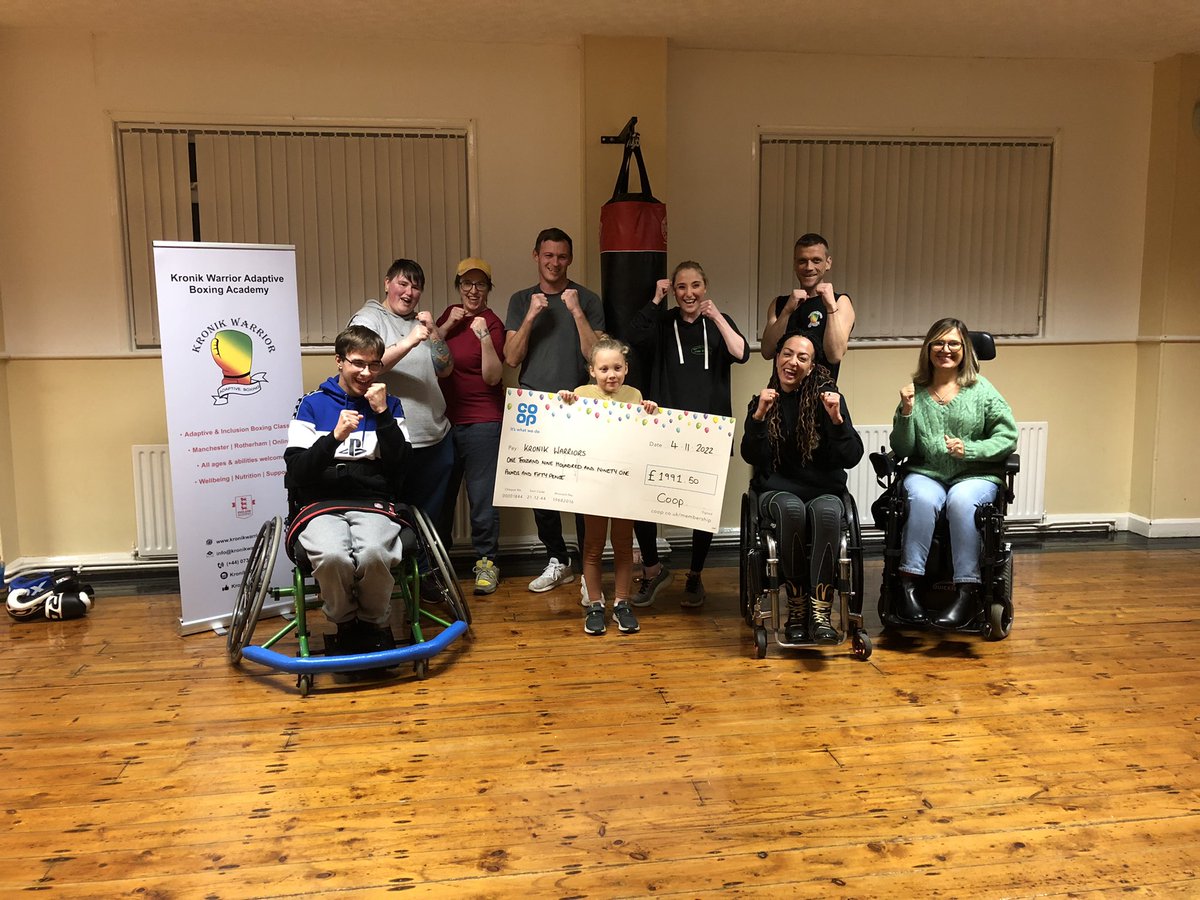 What an amazing kick off to the Celebrations. Our amazing members have raised a huge £1991.50 for Local Cause @KronikUk! 👏👏👏 This will help them to continue to deliver adaptive and inclusive boxing and fitness classes to the community.❤️#ItsWhatWeDo