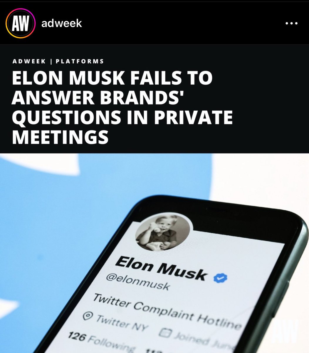 Open invite to <a href="/elonmusk/">Elon Musk</a> 

Come to @AdWorldOfficial to address questions from the industry.

We’ll give you access to the largest audience of advertisers in the world.