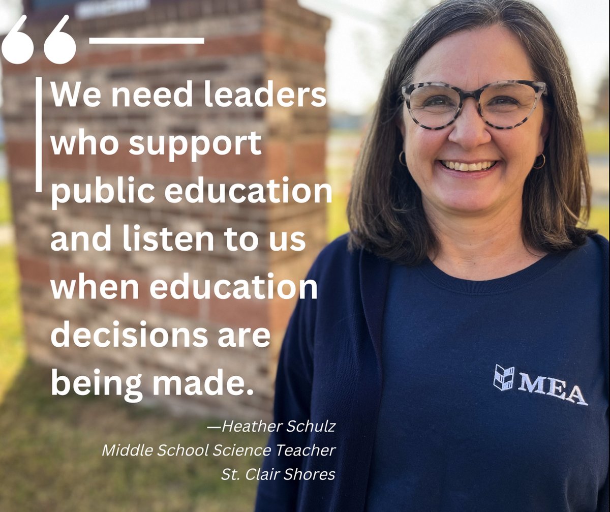 MEAOnline's tweet photo. Whether at the local, state or national level, elected leaders must listen to the voices of educators *before* making education policy decisions. #MichEd #EdChat #Michigan #vote https://t.co/qRlmJkQoBy
