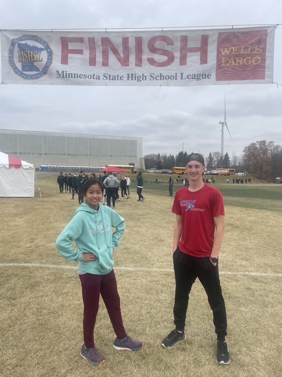 We have arrived at STATE! Zili races at 2:30pm and Eli at 3:30pm tomorrow! #LetsGoEagles