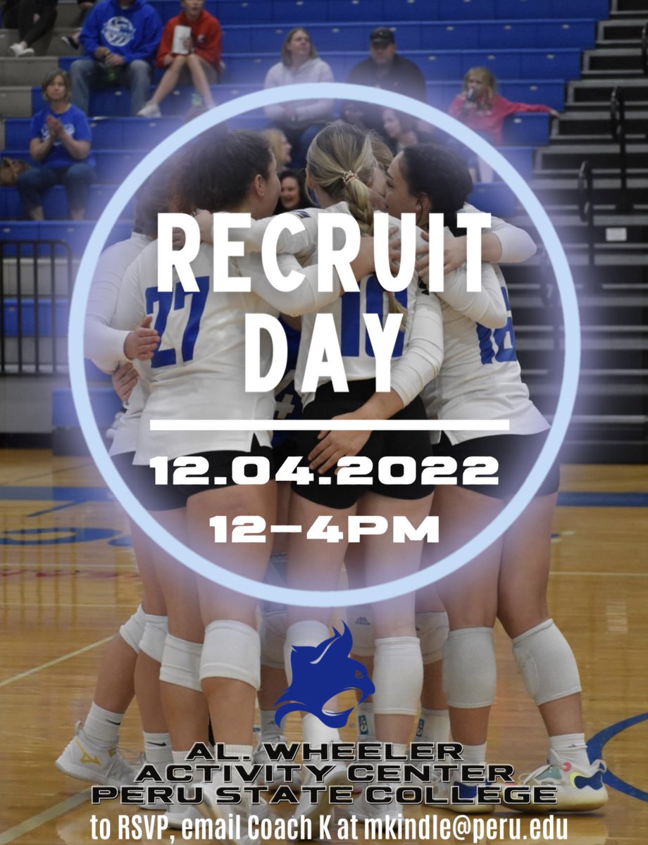 We are hosting a Recruit day December 4th that is open to all graduating classes! This will include an open gym with the coaching staff, meet current bobcats, get a campus tour, and meet with an academic professor! Plan on attending? RSVP with Coach Kindle at mkindle@peru.edu