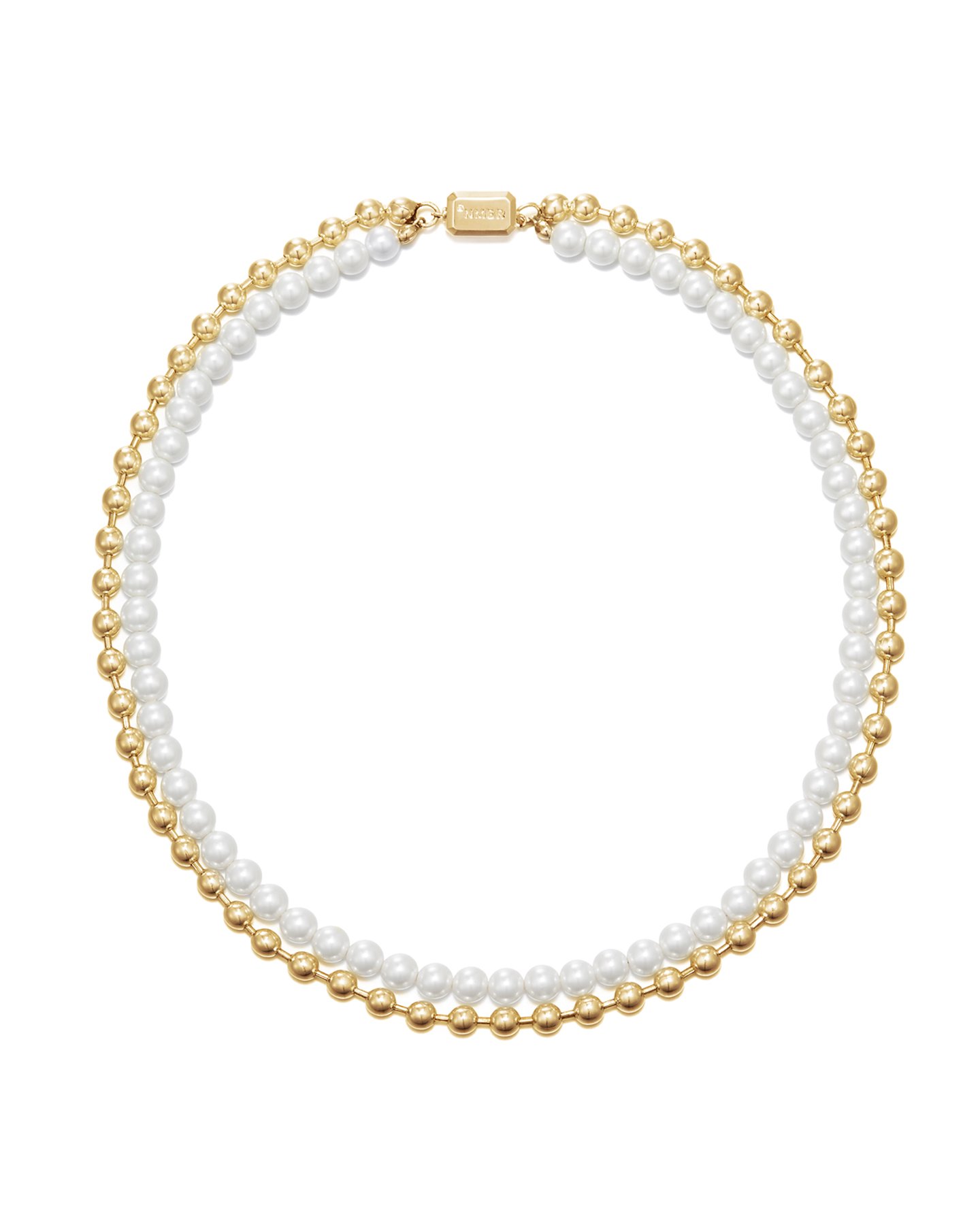 Ball Chain Pearl Necklace – Pon The Store