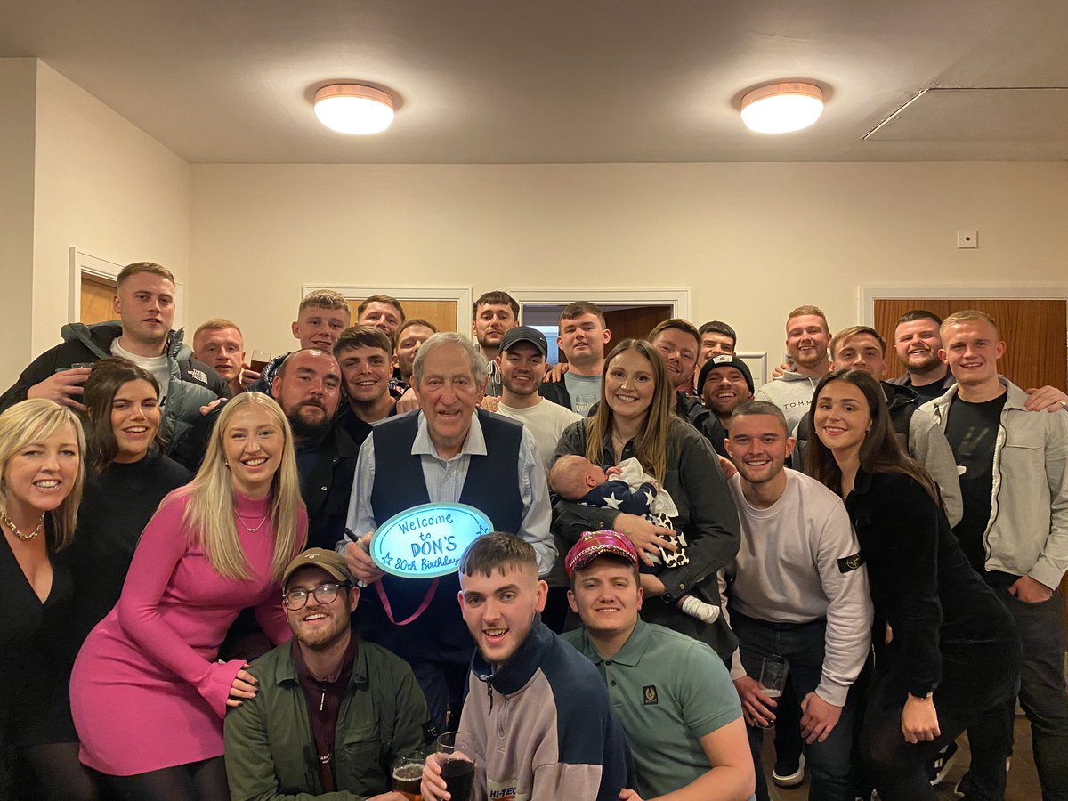 Everyone at <a href="/Cheadleroversfc/">Cheadle Rovers FC</a> would like to wish their number 1 fan Don Salt all the best wishes for his 80th birthday. It’s always a pleasure to have you by our side cheering on the boys.