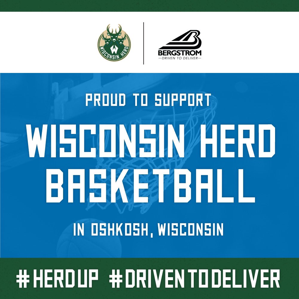 bergstromauto's tweet photo. It starts tonight!ย #HerdUp
@bergstromautoย is proud to support theย @WisconsinHerdย and help bring high-flying, hardworking, slam-dunking, NBA talent to Oshkosh, Wisconsin.ย #Bprideย #DrivenToDeliver https://t.co/acgfiUoqps