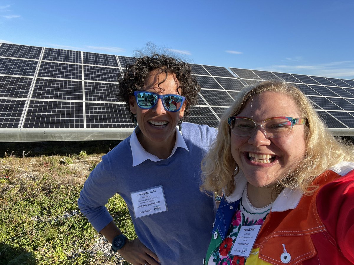kimstew_edu's tweet photo. @EdLeadersMaine #LambdaClass took on Oxford County today and learned about lumber, modular construction, medical tubing, and solar energy! https://t.co/n8qCNuWUX2