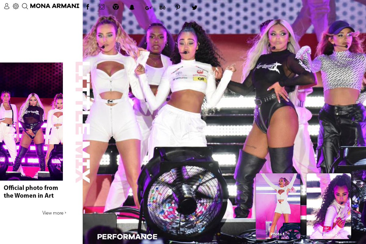 ⁣
        ⋆ ‧ ₊ ˚  𝐈  𓂃  #⃝WOMENINARTS⁣
                                   pictures  ...!
         ⁣
                     Little Mix  ... ˎˊ˗⁣