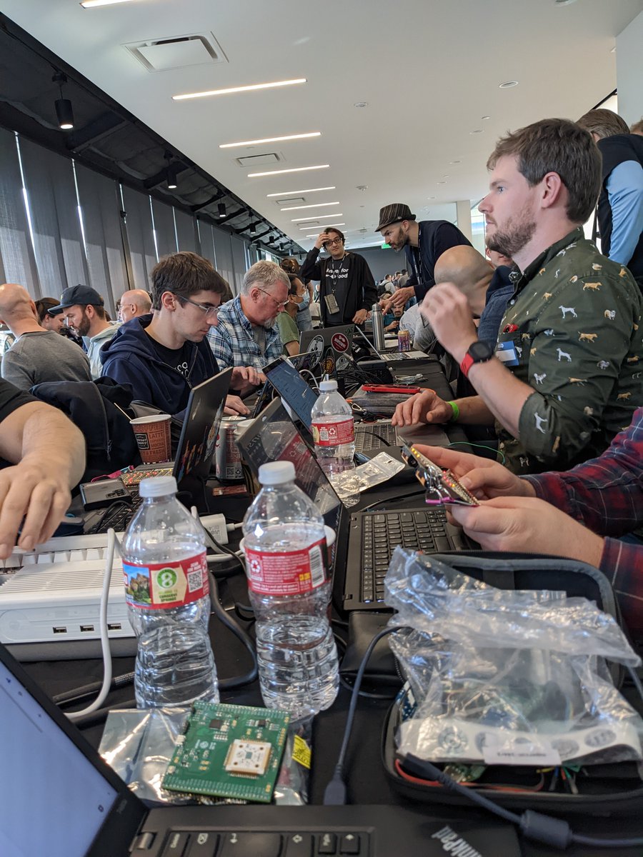 Let's do some ASIC bringup at <a href="/hackaday/">hackaday</a> #supercon!

<a href="/efabless/">efabless.com</a> fedexed me an MPW2 board with my second submission to the Google sponsored ASIC shuttle.

More info about what's on the chip: bit.ly/mpw2-infopack