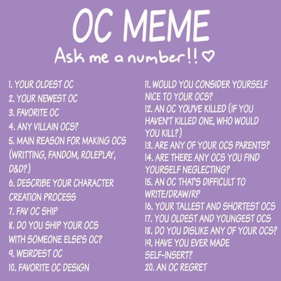 artandpic12's tweet photo. Saw this going around, so might as well give it a try 😊, ask me any number and I apologize if I can’t answer some of them.
#everyone #friends #moots #artmoots #artfriends #followers #OCquestions #OCs https://t.co/p0HRCsObnw