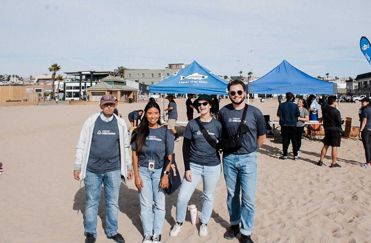 Last week, our College Success Students and Staff teamed up with <a href="/NBCUniversal/">NBCUniversal</a> and Heal the Bay to take some time out of our day and give back to the environment. We met up at Hermosa Beach and worked together to clean the beach by picking up trash.
#Environment