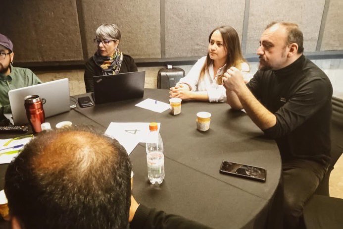 culturas_nuble's tweet photo. ✅ Convención Nacional de las Culturas @culturas_cl inició el diálogo hacia el futuro Sistema Nacional de Financiamiento Cultural. 
📍 De #Ñuble participaron la seremi #ScarletHidalgo el director regional de @patrimonio_cl José Urzúa y del Consejo Regional, Amara Ávila. https://t.co/OwVyb7YrqQ