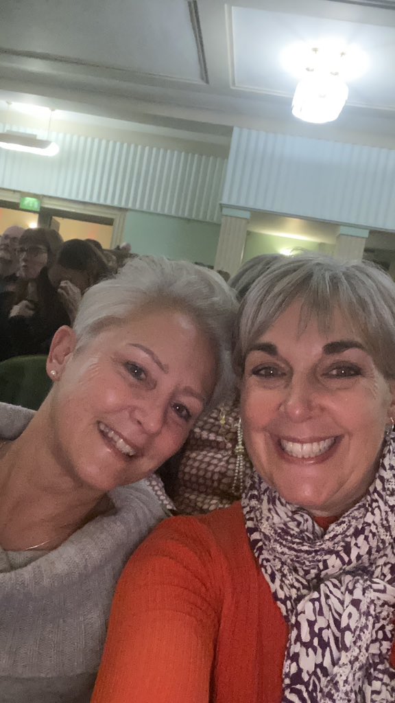 thetoddies's tweet photo. Fabulous evening listening to @RichardEGrant - we laughed, we cried, and cheered! Thank you for a wonderful evening with you and Joan 🥰 https://t.co/msNRfhdyLd
