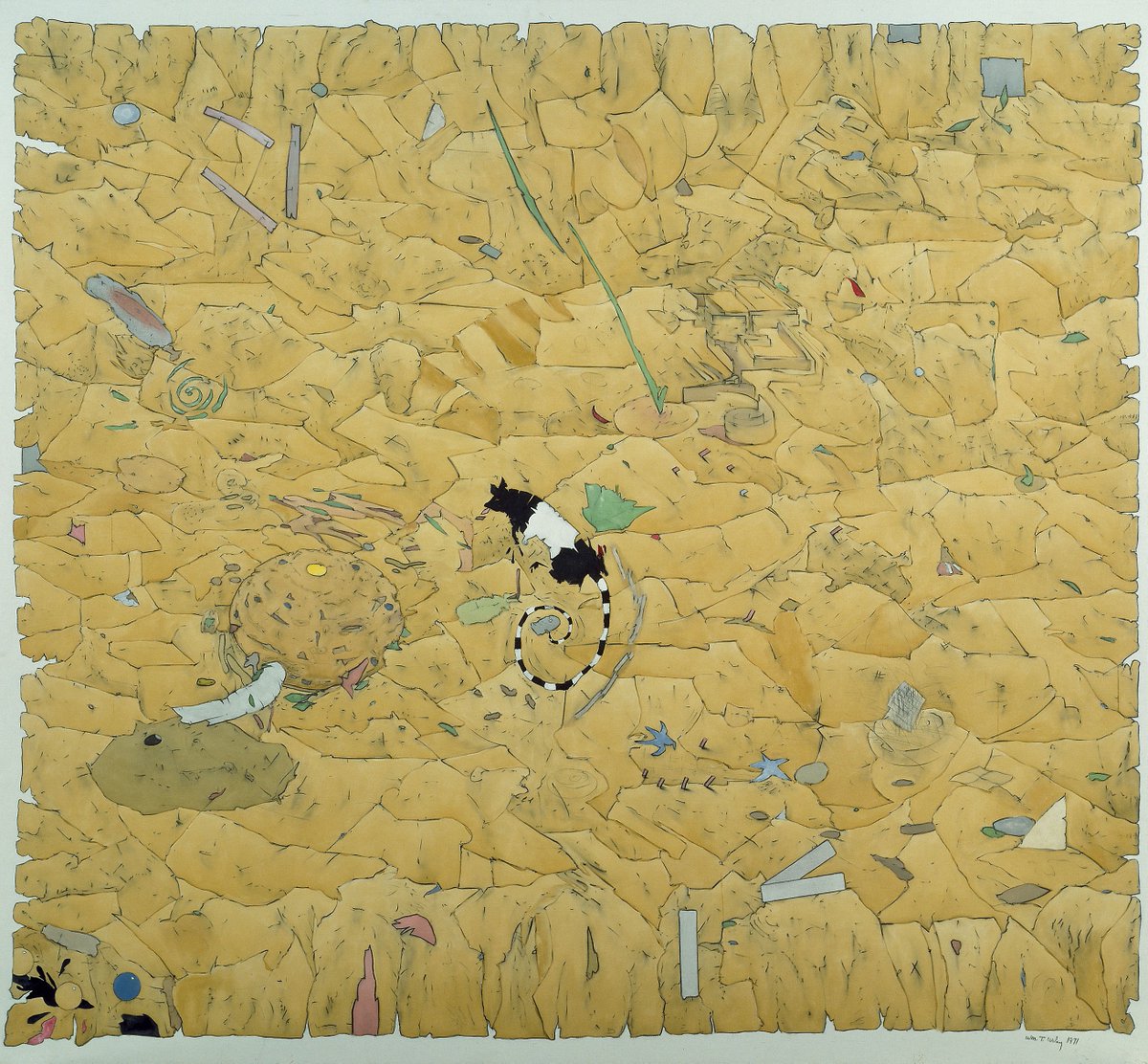 aic_contemp's tweet photo. William T. Wiley, The Dirty Rat, 1971 #williamtwiley #contemporaryart https://t.co/tHSEMuD6Td https://t.co/eu9k130mZY