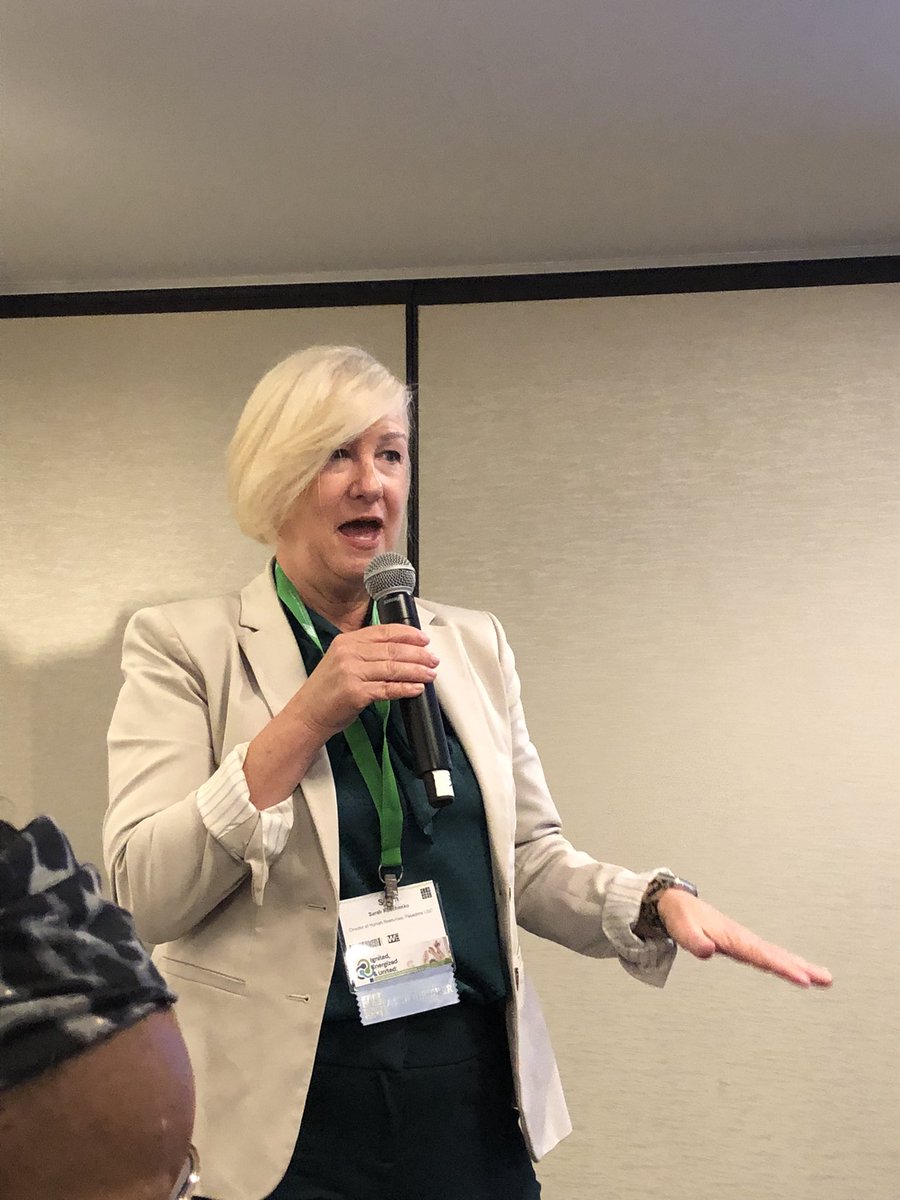 Interim Chief of HR, Dr. Sarah Rudchenko presenting at ACSA Summit 2022! #pusdproud