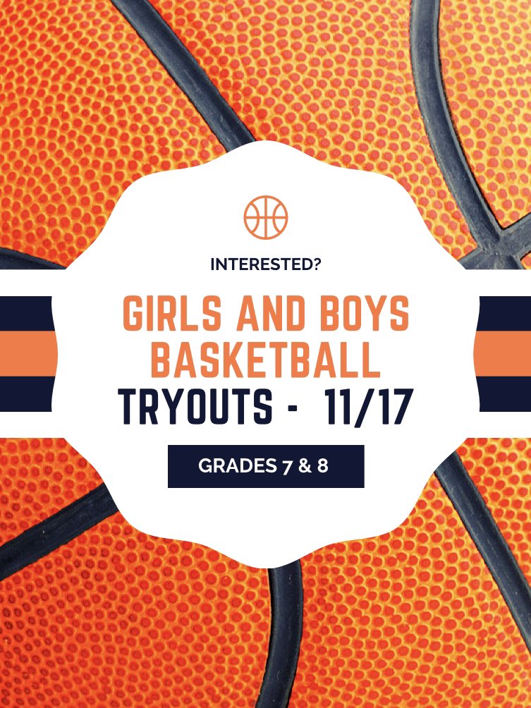 CSchannauer's tweet image. ATTENTION CMMS! Basketball 🏀 tryouts for boys and girls will begin on Thursday, November 17th!!!

⚠️ All athletes must be registered in Dragonfly. 

📆 Interest meetings will be held next week (11/7-11/11)  &amp;amp; REQUIRED!

@CMMSAthletics @CMMSAD @CMMSCougars @CMMSPTA